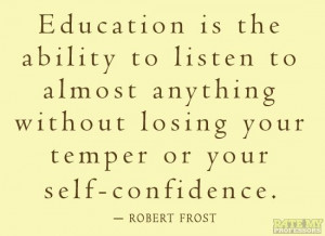 to listen to almost anything without losing your temper or your ...