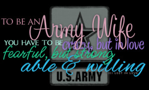Thoughts Army Wife Quotes