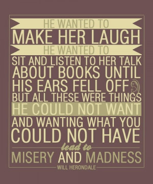 Will Herondale.. Poor soul..