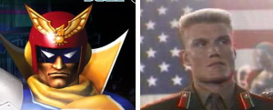Captain Falcon Ivan Drago...