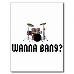 Related Pictures funny drummer drummers bang harder bumper stickers
