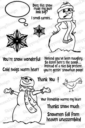 wrote this fun variation on the snowman poop poem