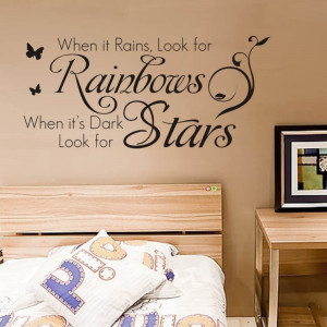Inspirational Wall Sticker Quotes Removable Vinyl Art Wall Decals ...