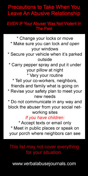 Leaving abuse is not an easy thing to do! You might feel damaged and ...