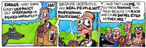 Steve Bell's If ... on Nigel Farage and Ukip policy | Comment is free ...