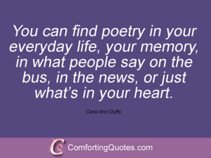 Carol Ann Duffy Quotations