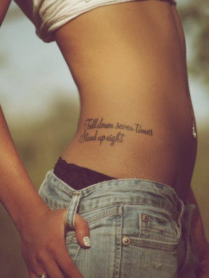 Girl Tattoos Quotes and Sayings | Inspirational Quotes Tattoos Girls ...