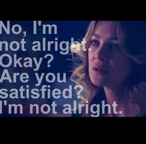 ; Grey's Anatomy quotesGreys Anatomy Sad Quotes, Im Not Okay Quotes ...