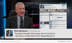 Rick Santorum Files for Divorce, Blames the Gays