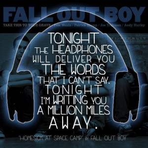 Fall Out Boy Lyrics Quotes Fall out boy, lyrics, quote,