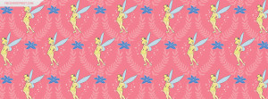 Tinkerbell Pattern Facebook Cover Picture