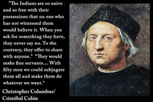 Abolish Columbus day and abolish a Lie