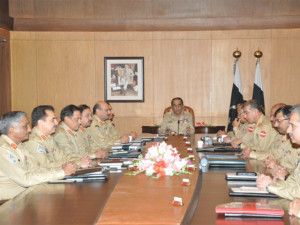 Chief of Army Staff General Ashfaq Parvez Kayani chaired a Corps ...