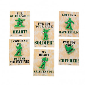 Army Guy Cards With Erasers - OrientalTrading.com $5.50 FOR 24