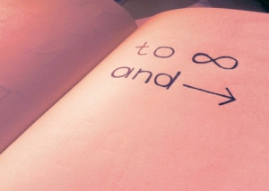 cute, infinity, quote, to infinity and beyond