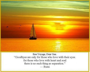 Bon Voyage by Rumi