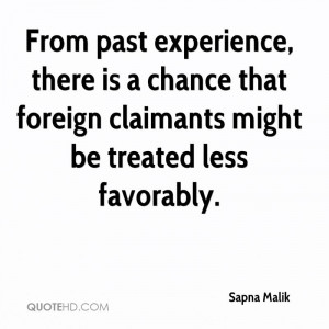 ... That Foreign Claimants Might Be Treated Less Favorably. - Sapna Malik