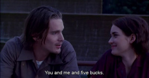 Reality Bites quotes,Winona Ryder,ethan hawke