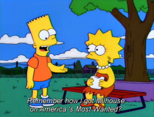 the simpsons bart simpson season 6 Milhouse FBI milhouse van houten ...