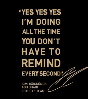 Martin Brundle: “Kimi, you missed the presentation by Pele.”