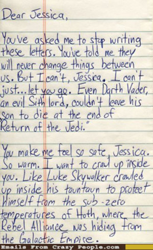 Star Wars Love Letter [emailsfromcrazypeople]
