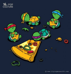 ninjaturtles eating pizza Pizza time
