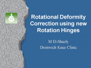 Rotational Deformity Slide 1