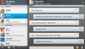 Full BBM Chat Functionality – Either one-to-one or multi-person ...