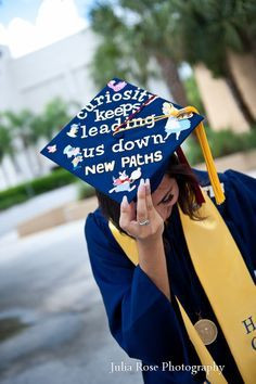 walt disney quote on graduation cap