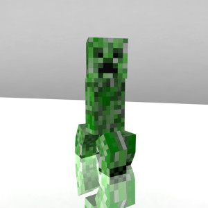 Minecraft Creeper Model by IconDevco