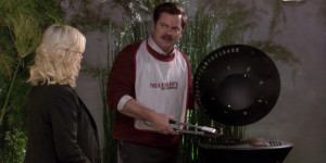 Ron Swanson is horrified by portabello mushrooms picture 3