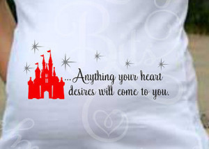 Maternity Shirt - Wish Upon A Star Quote - 