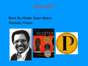 Monster By Walter Dean Myers Monster by walter dean myers