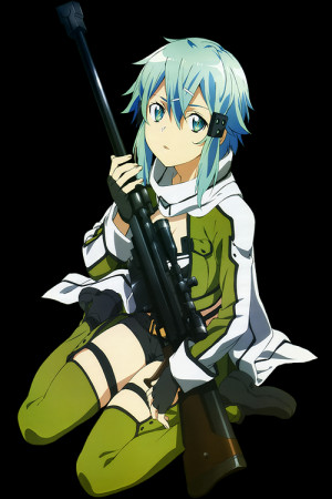 transparent Sword Art Online Asada Shino sinon