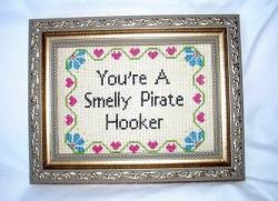 Funny, Subversive Cross Stitch Quotes