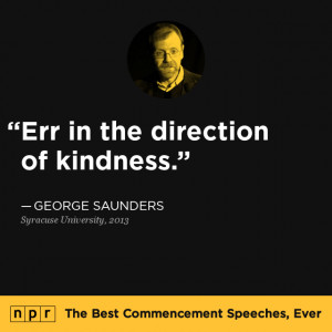 George Saunders Speech Syracuse Commencement
