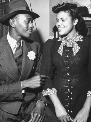 Adorebs!!! Baseball great Satchel Paige with his wife, 1941. From LIFE ...