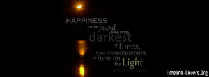 Dark Happiness Facebook Cover