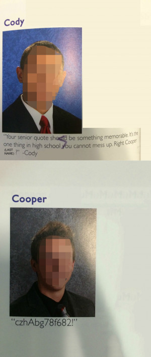 Twitch Plays My Senior Quote