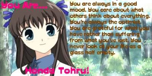 Which Fruits Basket character are you?