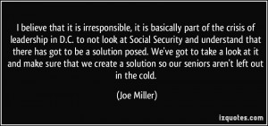 More Joe Miller Quotes