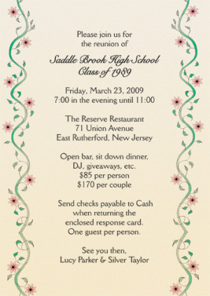 Class Reunion Invitations Announcements And Invites