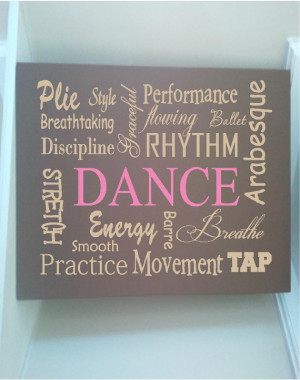 ... subway art quote DANCE style performance practice smooth movement