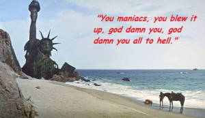 In the final scene of 1968 film, “The Planet of the Apes ...