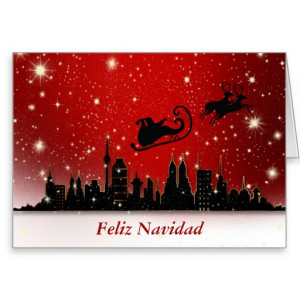 feliz_navidad_merry_christmas_in_spanish_and_santa_card ...