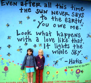 ... to me is what the experience of love, dreams , and life, is all about