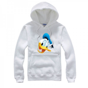 Disney Donald Duck open his mouth pullover hoodie