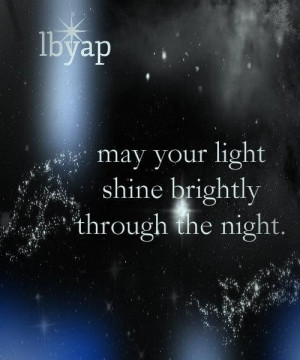Night quotes, best, cute, sayings, light