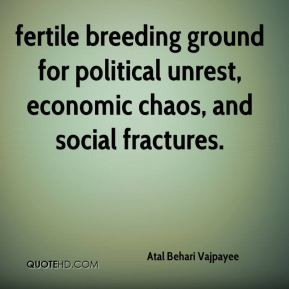 Atal Behari Vajpayee - fertile breeding ground for political unrest ...