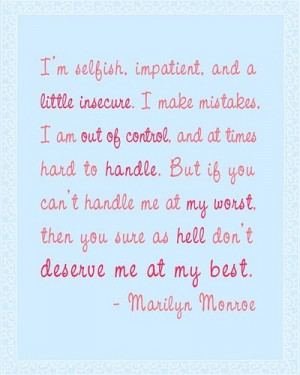 Tag Archives: don’t deserve me at my best